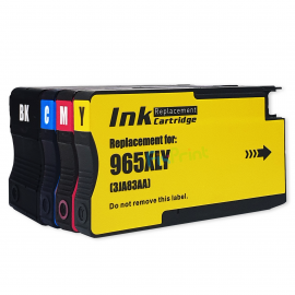 Cartridge Tinta Xantri HPC 965XL Yellow, Refill H965XLY 965 Printer HPC OfficeJet Pro 9010 9012 9016 9018 9019 9020 9026 9028 Chip