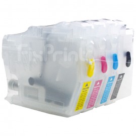 Cartridge Refillable MCISS Bro LC3617 LC3619 LC3017 LC3019 LC3029 LC3111 LC3117 LC3119 LC3129 LC3211 LC3217 LC3219 LC3213 LC3317 LC3319 LC3329 LC3919 Pendek, Cartridge MFC-J3530 DW J3930DW J2730DW J2330DW J2330DW Pendek